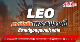 LEO คาดปิดดีลM&Aปลายปี ดีมานด์สูงหนุนปีหน้าสดใส