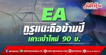 EA  กูรูแนะถือข้ามปี  เคาะเป้าใหม่ 90 บ.