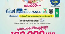 คปภ. จับมือกับเมืองไทยประกันชีวิต และเคาน์เตอร์เซอร์วิส ส่งมอบ “กรมธรรม์ประกันภัยอุบัติเหตุปีใหม่อุ่นใจ (ไมโครอินชัวรันส์)”