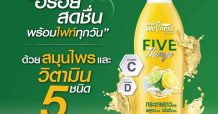 ‘FIVE-Things’ พร้อมไฟท์! น้ำสมุนไพรผสมวิตามิน 5 ชนิด สดชื่น ดื่มง่าย ต้านไวรัส-เสริมภูมิคุ้มกัน
