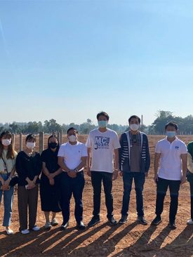 APM เยี่ยมชมโครงการอยู่เจริญ เลควิว บจก.นครพลัส คอนสตรัคชั่น ที่จังหวัดขอนแก่น