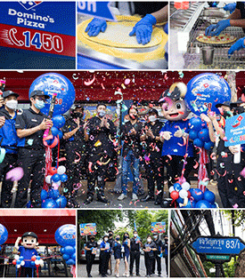 วาว แฟคเตอร์ “W” ลุยธุรกิจเต็มสูบ เปิดสาขาใหม่แบบไม่พัก กับ “Domino’s Pizza” สาขา เจริญกรุง 83/1