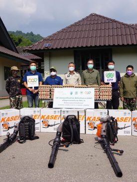 CPF สนับสนุนปฏิบัติการอุทยานแห่งชาติดอยอินทนนท์ ทำแนวกันไฟ ดูแลผืนป่ายั่งยืน