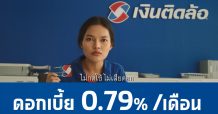เงินติดล้อ ลดดอกเบี้ยพิเศษ 0.79% ต่อเดือน ถึง 31 พ.ค. 65