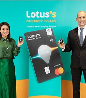 ‘โลตัส มันนี่ พลัส’ ผนึกกำลัง ‘มาสเตอร์การ์ด’ เปิดตัว “บัตรเครดิตโลตัส แพลทินัม”