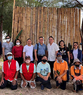 เลขาธิการสำนักงานมาตรฐานผลิตภัณฑ์อุตสาหกรรม เยี่ยมหมู่บ้านอุตฯสร้างสรรค์ทุ่งประดู่ เอสเอสไอร่วมสนับสนุนเพิ่มมูลค่าให้ทุนชุมชน