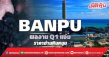BANPU  ผลงานQ1แจ่ม  ราคาถ่านหินหนุน