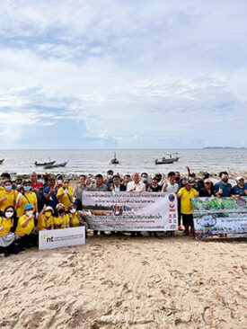 กลุ่มเหล็กสหวิริยา-เครือข่ายประมงพื้นบ้านบางสะพาน จัดกิจกรรมวางซั้งกอคลองปากปิดเพิ่มปริมาณสัตว์น้ำ
