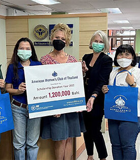 สมาคมสตรีอเมริกันแห่งประเทศไทยส่งเสริมการศึกษานักเรียนหญิงไทยที่ยากจน มอบเงินทุนการศึกษา 1,200,000 บาท ผ่านมูลนิธิ EDF