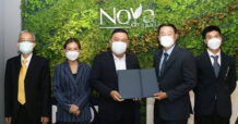 NV เซ็นสัญญาจ้างผู้รับเหมางานก่อสร้างหลัก โครงการ NOVA ORGANIC WAREHOUSE & OFFICE มูลค่า 181 ลบ.