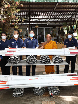 BEM บริจาคไม้กั้นเลนอัตโนมัติ (ALB) ให้แก่มูลนิธิสวนแก้ว