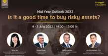 ร่วมเจาะลึกปัจจัยท้าทายการลงทุนครึ่งปีหลัง กับผู้เชี่ยวชาญจากบริษัทจัดการกองทุนชั้นนำระดับโลก 4 วัน 4 ประเด็น ในงาน KRUNGSRI EXCLUSIVE Mid-Year Outlook 2022