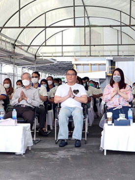 “TMILL” ฤกษ์ดี บวงสรวงพระพรหมณ์และทำบุญถวายภัตตาหารเพล