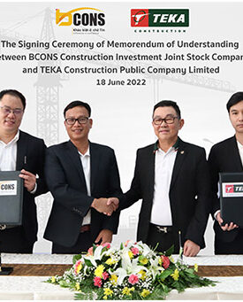 TEKA จับมือ BCONS Group ทำ MOU ต่อยอดงานรับเหมาก่อสร้างไทย-เวียดนาม