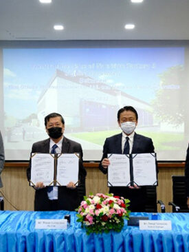 ไทยโอซูก้าลงนามสัญญาก่อสร้างอาคารผลิตอาหารทางการแพทย์ แห่งที่ 3โรงงานจังหวัดสมุทรสาคร