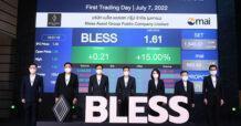 BLESS เข้าเทรดวันแรกพุ่งเหนือจอง 11.43%