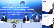 ฮอริษอน พลัส เดินหน้าตามแผน จับมือ สวนอุตสาหกรรมโรจนะ ตั้งโรงงานผลิต EV ใน “อีอีซี” เริ่มสายการผลิตปี 2024
