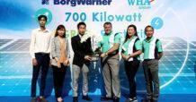 WHAUP – BorgWarner ผนึกกำลังลดโลกร้อน เปิดโครงการพลังงานสะอาด โซล่าร์ รูฟท็อป ขนาด 700 kWp
