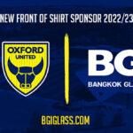 บีจี สปอนเซอร์คาดอกเสื้อ อ็อกซ์ฟอร์ด ยูไนเต็ด ฤดูกาล 2022-23