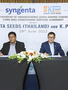 “กลุ่มเค.พี.อะโกร” จับมือ “ซินเจนทา” เสริมศักยภาพและยกระดับคุณภาพการผลิตเมล็ดพันธุ์ข้าวโพดสู่ตลาดระดับสากล