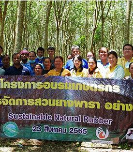 กลุ่มบริษัท TEGH จับมือ Apollo และ การยางแห่งประเทศไทย จ.ฉะเชิงเทรา จัดประชุม การจัดการป่าไม้อย่างยั่งยืน (FSC) ประจำปี 2565