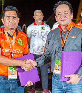 เคอรี่ เอ็กซ์เพรส สร้างสุขให้พี่น้องชาวปัตตานี ในการสนับสนุน ทีม “ปืนใหญ่พญาตานี” พร้อมสานมิตรภาพ ร่วมสร้างชุมชนแข็งแรง ให้เมืองงามสามวัฒนธรรม