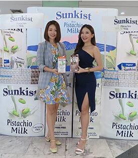 “ซันคิสท์” จัดกิจกรรมออกบูธแจกนมพิสทาชิโอนมทางเลือกเพื่อสุขภาพต้อนรับเทศกาลกินเจ