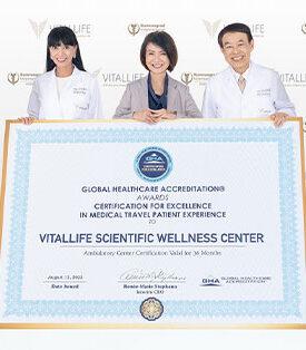 ศูนย์ส่งเสริมสุขภาพไวทัลไลฟ์ ผ่านการรับรองจาก GHA หน่วยงานระดับโลก ตอกย้ำความเป็นเลิศด้านการแพทย์และประสบการณ์ของผู้รับบริการในการเดินทางท่องเที่ยวเชิงสุขภาพมาตรฐานสากล