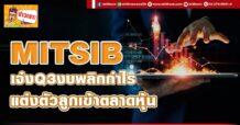 MITSIB เจ๋งQ3งบพลิกกำไร แต่งตัวลูกเข้าตลาดหุ้น