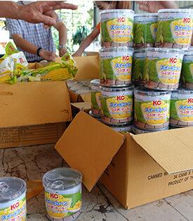 SUN ส่งมอบสินค้าตรา KC ร่วมกิจกรรมจิตอาสาฟื้นฟูหลังน้ำลด ชุมชนเกาะกลาง ตำบลหนองหอย จังหวัดเชียงใหม่