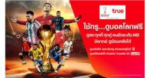 TRUE ร่วมสานฝันคอบอลชาวไทย ถ่ายทอดสด World Cup 2022 ให้ชมฟรี ครบทุกแมตช์ ผ่านทุกแพลตฟอร์ม ตอกย้ำความเป็นผู้นำดิจิทัลไลฟ์สไตล์ครบวงจรและคอนเทนต์ระดับโลกของไทย ชวนชาวไทยใช้ซิมทรู 5G ลุ้นแชมป์บอลโลกได้ทุกที่ทุกเวลา ตั้งแต่ 20 พ.ย. – 18 ธ.ค.นี้