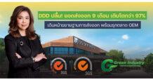 DDD ปลื้ม! ยอดส่งออก 9 เดือน เติบโตกว่า 97% เดินหน้าขยายฐานการส่งออก พร้อมรุกตลาด OEM