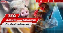 TFG ปี65 อวดกำไรสุทธิ 4.72 พันลบ. ทุบสถิติ โตแรง740% รับอานิสงส์ราคาไก่-หมูพุ่ง