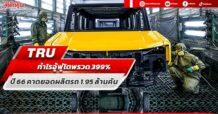 TRU กำไรอู้ฟู่โตพรวด 399% ปี 66 คาดยอดผลิตรถ 1.95 ล้านคัน