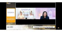 SABINA ร่วมให้ข้อมูลงาน Opp Day ตั้งเป้าปี 66 รายได้โต 10%