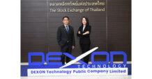 DEXON เปิดเทรดวันแรก 4.56 บาท ลุยขยายธุรกิจในยุโรปและสหรัฐฯ ตอกย้ำผู้นำเทคโนโลยีตรวจสอบขั้นสูง