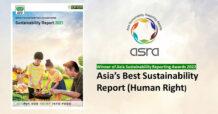 CPF รับรางวัลการรายงานความยั่งยืนด้านสิทธิมนุษยชน จากเวที Asia Sustainability Reporting Awards