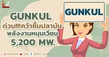 GUNKUL  ด่วน!!!!คว้าชิ้นปลามัน  พลังงานหมุนเวียน 5,200 MW.