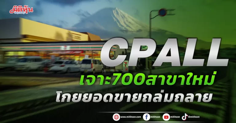 CPALL เจาะ 700 สาขาใหม่ โกยยอดขายถล่มถลาย CPALL เจาะ 700 สาขาใหม่ โกยยอดขายถล่มถลาย