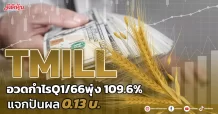 TMILL  อวดกำไรQ1/66พุ่ง 109.6% แจกปันผล 0.13 บ.