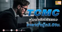 TCMC หุ้นน้ำดีกำไรแรง ราคาต่ำบุ๊ก3.01บ.