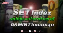 SET Index  เสน่ห์แรงเข้าตาต่างชาติ ยก MINT โดดเด่นสุด