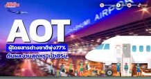 AOT ผู้โดยสารต่างชาติพุ่ง77% ดันผลงานสุดหรู-เป้า85บ.