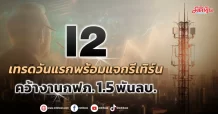 I2 เทรดวันแรกพร้อมแจกรีเทิร์น คว้างานกฟภ. 1.5 พันลบ.