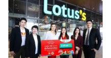 อิ่ม ช้อป เพลิน…คุ้มเกินใคร TRUE จับมือ ทรูมันนี่ และ Lotus’s เสิร์ฟความสุข 3 ต่อ  ทั้งคะแนนแทนคูปองรับเงินสด ส่วนลดสูงสุด 50% พร้อมลุ้นโชครางวัลใหญ่ฟรีทุกเดือน ที่โลตัสทุกสาขาทั่วประเทศ