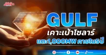 GULF เคาะเป้าโซลาร์ 1,000MW ภายใน 5-7 ปี