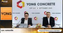 YONG คาดครึ่งปีหลังพุ่ง เดินหน้าต่อเนื่อง ตุน Backlog มูลค่า 663 ลบ. พร้อมรับการขยายตัวของธุรกิจก่อสร้าง
