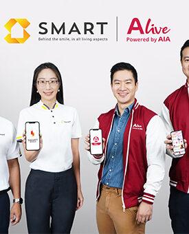 SMART จับมือ ALive มอบสิทธิประโยชน์คุ้มครองลูกบ้านกับประกันอุบัติเหตุกลุ่ม จาก เอไอเอ วงเงินคุ้มครอง 150,000 บาท
