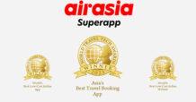 airasia Superapp คว้ารางวัลแอปพลิเคชั่นการจองที่ดีที่สุดในเอเชียจาก World Travel Tech Awards ประจำปี 2023