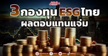 3 กองทุน ESG ไทย ผลตอบแทนแจ่ม